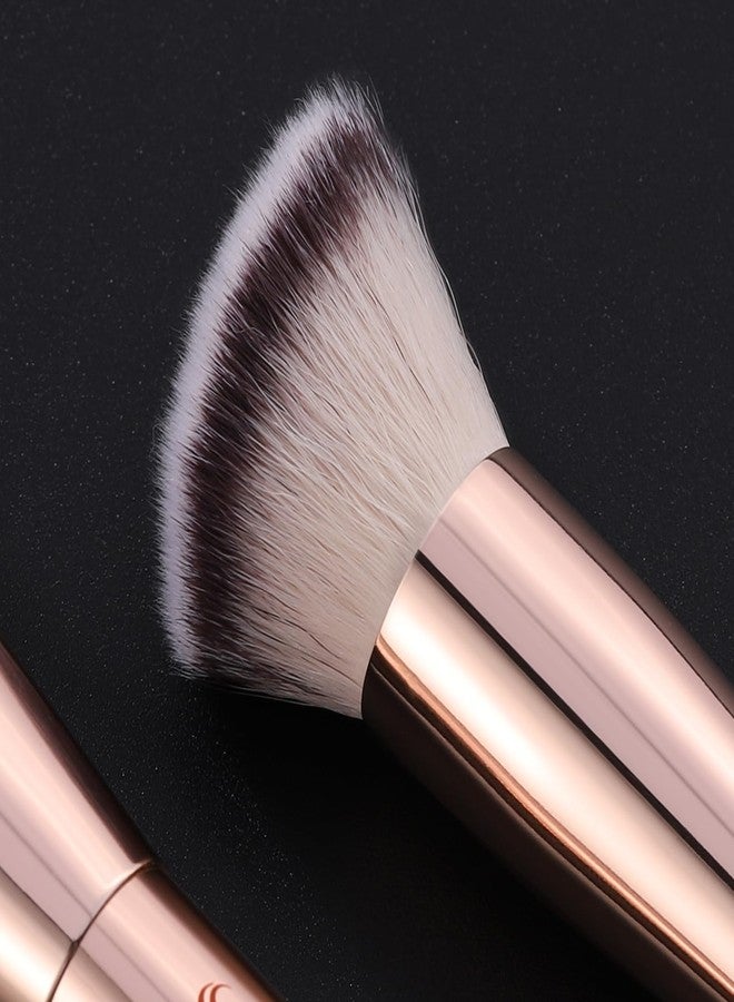 GEMSANVA Foundation Brush & Concealer Brush - Multi-Use Dual Ended Makeup Contour Brush for Cream, Liquid, Powder - Image 4